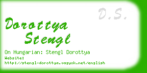 dorottya stengl business card